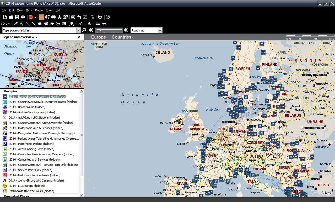 Microsoft AutoRoute Map (2014)